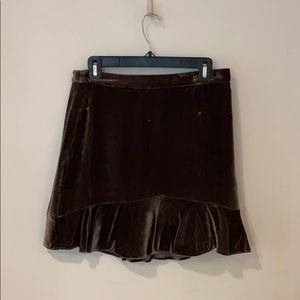 Crushed Velvet Madewell Skirt